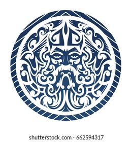 Poseidon Tattoo Stok Illustrasyonlar Gorseller Ve Vektorler Shutterstock