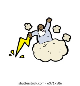 god smiting mortals cartoon