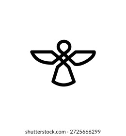 god symbol monogram line DESIGN