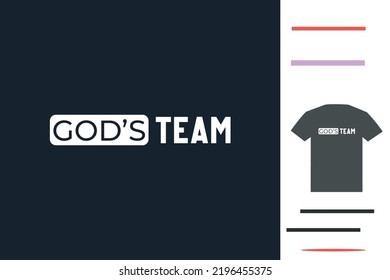 God team t shirt design