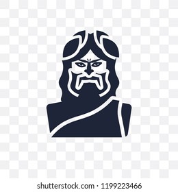 God transparent icon. God symbol design from Religion collection. Simple element vector illustration on transparent background.