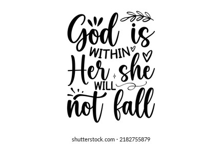God is within her