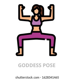 Goddess icon for website, application, printing, document, poster design, etc.
