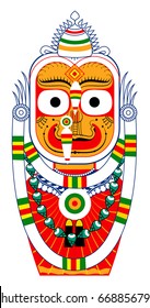 goddess subhdra colorful pattachitra created on 30th June