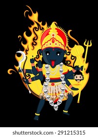 Goddess of Time, Change, Power and Destruction - Maa Kali