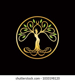 The Goddess Tree Logo Template