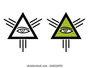 God's eye in Pyramid