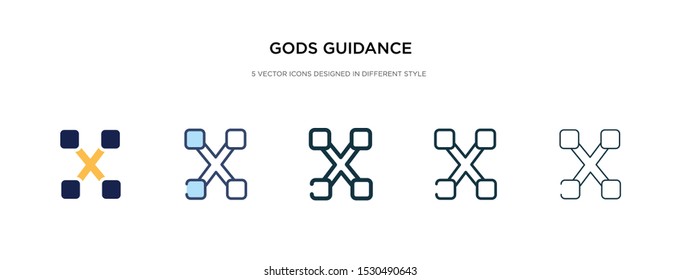 gods guidance icon in different style vector illustration. two colored and black gods guidance vector icons designed in filled, outline, line and stroke style can be used for web, mobile, ui
