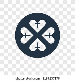 Gods protection vector icon isolated on transparent background, Gods protection transparency logo concept