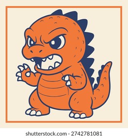 godzilla cartoon chibi design character