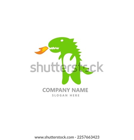 Godzilla gaming Logo graphic vector