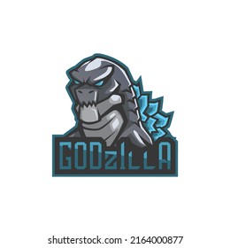 Godzilla Monster King Sports Logo Stock Vector (Royalty Free ...