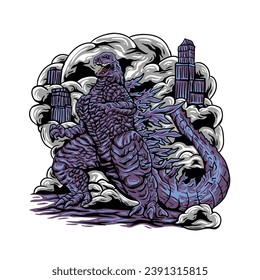 Godzilla Monsters design ilustration concept