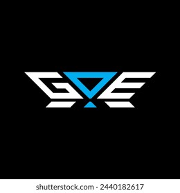 GOE letter logo vector design, GOE simple and modern logo. GOE luxurious alphabet design  