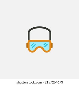 Goggle icon sign vector,Symbol, logo illustration for web and mobile