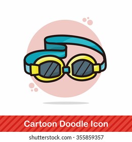 Goggles color doodle