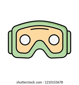goggles  glasses  ski 