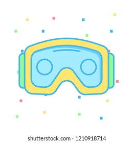 goggles  glasses  ski 
