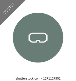goggles icon - illustration