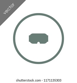 goggles icon - illustration