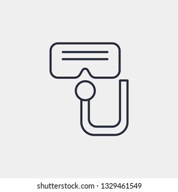 Goggles icon isolated on background. Diving symbol modern, simple, vector, icon for website design, mobile app, ui. Vector Illustration