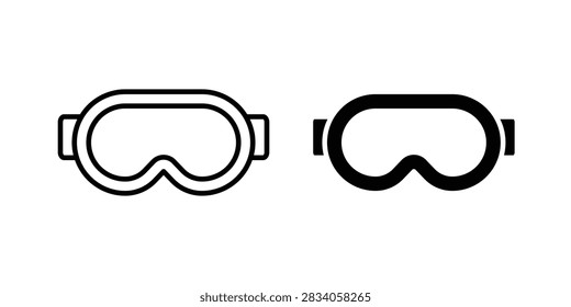 Goggles icon minimal artwork group