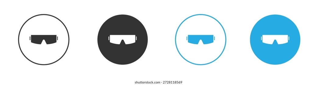 Brillensymbol. einfache Illustration Grafik doodle schwarz Design