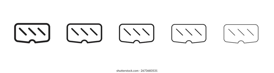Goggles icon vector illustration isolated