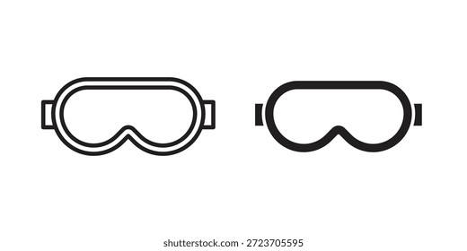 Colección de Vector de iconos de gafas para Diseños web. iconos planos