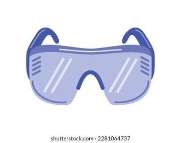 diseño aislado de ícono de laboratorio de gafas