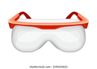 Goggles Safety Glasses As Medical Device Vector Illustration