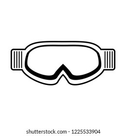 goggles snowboard sport icon