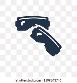 Goggles vector icon isolated on transparent background, Goggles transparency concept can be used web and mobile