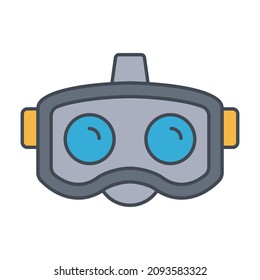goggles vector icon   which can easily modify or edit
