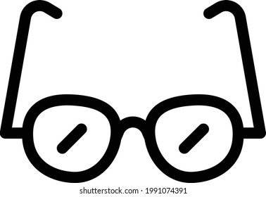 goggles vector thin line icon