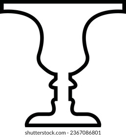 Goglet-Symbole Vektor Silhouette Set einzeln auf weißem Hintergrund