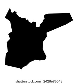 Gogrial State map, administrative division of South Sudan. Vector illustration.