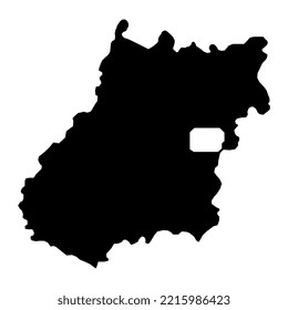 Goias Map, state of Brazil. Vector Illustration.