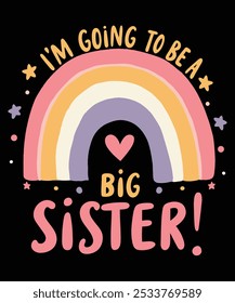 I'm going to be a bid sister lettering design.