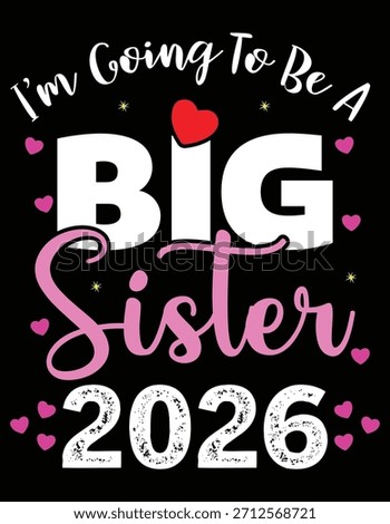 I'm going to be big sister 2026 for pregnancy announcement