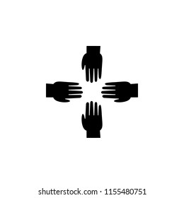 going hands icon. Element of human rights icon. Premium quality graphic design icon. Signs and symbols collection icon for websites, web design, mobile app