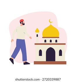 Ilustración vectorial de la mezquita EPS 10 File