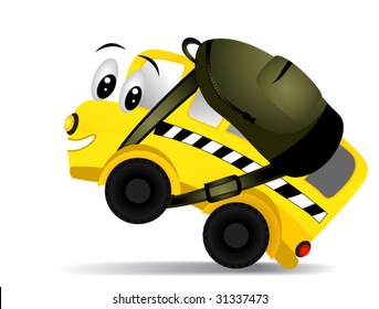 Going to School - Vector
