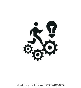 Going success icon, vector going success icon, going success, vector illustration