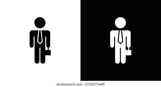Icono de ir a trabajar en estilo lineal delgado de trazo de moda.