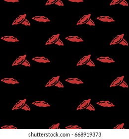 goji berries seamless doodle pattern