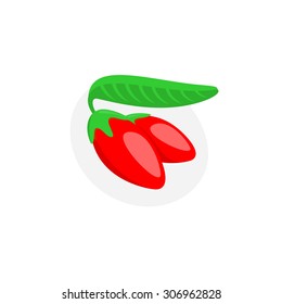 Goji berry vector illustration