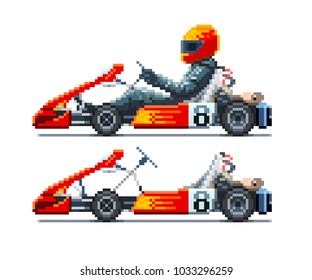 1,098 Pixel Race Car Images, Stock Photos & Vectors | Shutterstock