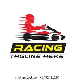 Gokart Racing Logo, Good For Team Logo Or Gokart Event Champion Ship