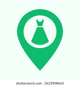 Go-Karting Kaart Pin Vector, Racing Icon, Track Locatie Marker